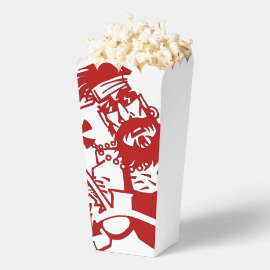 Biker-Rot-Popcornboxen Geschenkschachtel (Geplatzt)