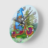 Biker Runde Wanduhr (Winkel)