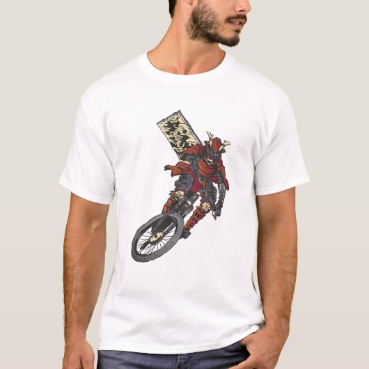 Biker Samurai T-Shirt (Vorderseite)