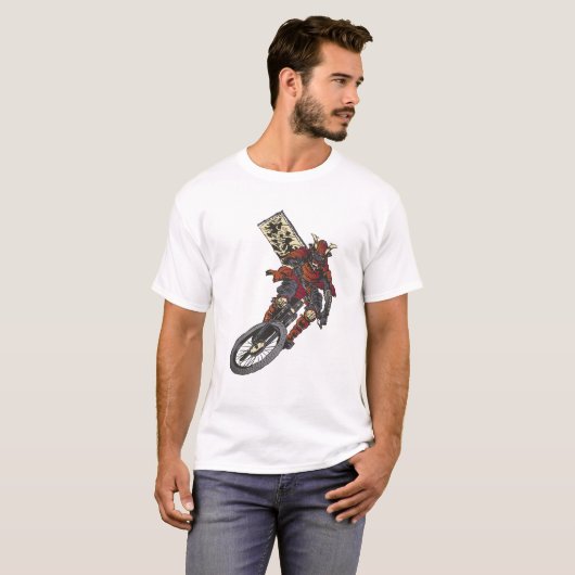 Biker Samurai T-Shirt (Vorne ganz)