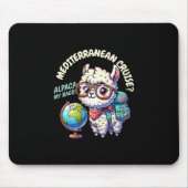 Biker Santa 67 Crew Funny Christmas Leather Jacket Mousepad (Vorne)