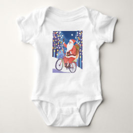 Biker Santa Claus Baby Strampler