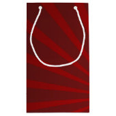 Biker Santa Gift Bag Kleine Geschenktüte (Rückseite)