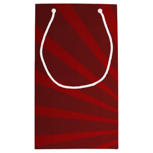 Biker Santa Gift Bag Kleine Geschenktüte (Rückseite)