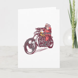 Biker Santa Karte