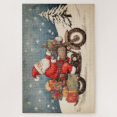 Biker Santa Puzzle (Vertikal)