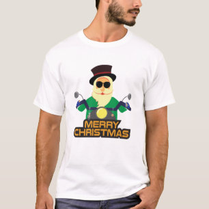 Biker-Santa-T-Shirt T-Shirt