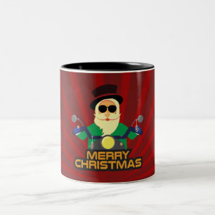 Biker Santa Tasse