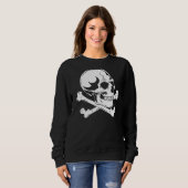 Biker Skelett Death Mystic Bone Sweatshirt (Vorne ganz)