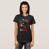 Biker-Skelett-Mystiker-Todesknochen 3 T-Shirt (Vorne ganz)