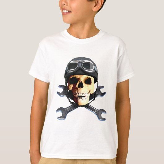 Biker Skull B T-Shirt (Vorderseite)