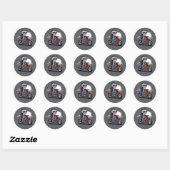 Biker Skull Rider Sticker (Blatt)