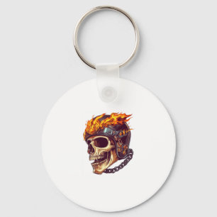Biker Skull Sensenmann Schlüsselanhänger