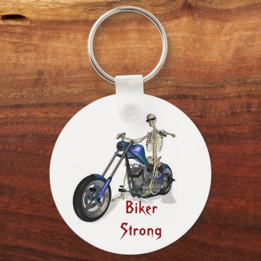 Biker Strong Schlüsselanhänger (Vorderseite)