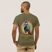 Biker-T-Shirt T-Shirt (Schwarz voll)