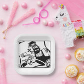 Biker-Teller Pappteller (Party)