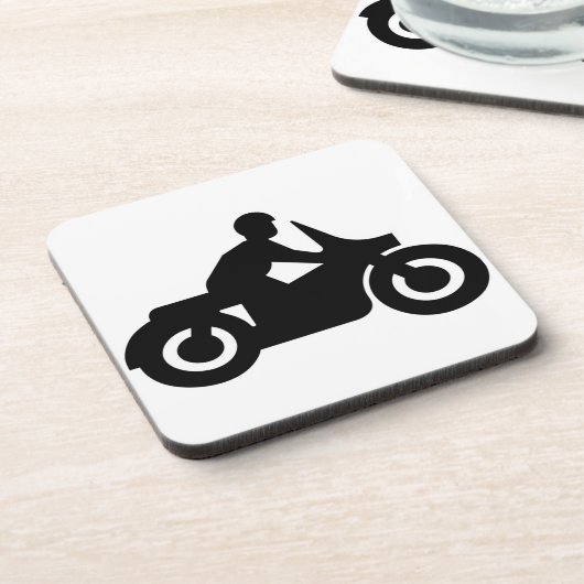 BIKER TYP GETRÄNKEUNTERSETZER (Linke Seite)