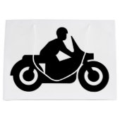 BIKER TYP GROßE GESCHENKTÜTE (Vorderseite)