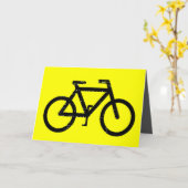 Biker Typ Vatertag Karte (Gelbe Blume)