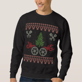 Biker Ugly Christmas Sweatshirt
