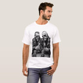 Biker und Bier-T - Shirt (Vorne ganz)