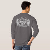 Biker-Vater Flügel wie ein normaler Vater nur Cool T-Shirt (Schwarz voll)
