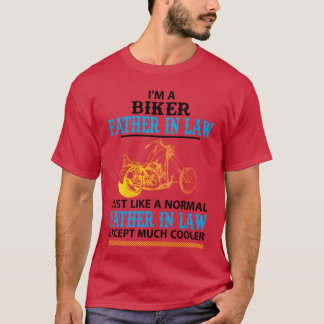 Biker-Vater im Jurastudium lustig T-Shirt