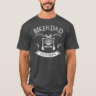 Biker-Vater Motorrad-Vater bis auf die Knochen Vat T-Shirt