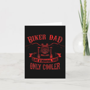 Biker-Vater Motorrad-Vatertags-Design für Väter Karte