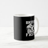 Biker Vater Motorrad Weihnachten oder Vatertag Kaffeetasse (VorderseiteRechts)