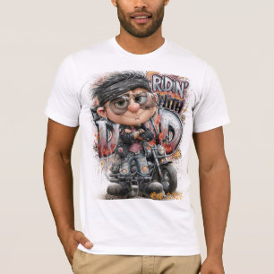 Biker-Vater Motorradfahren T-Shirt