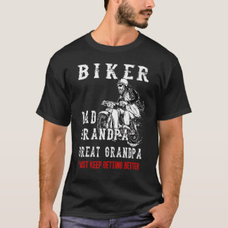Biker Vater Opa Großartiger Opa Ich Behielt gerade T-Shirt