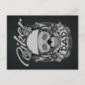 Biker-Vater Postkarte (Vorderseite)