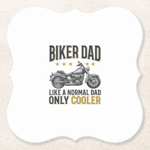 Biker-Vater Vintage-Motorrad-Zitat-Shirt_1 Untersetzer