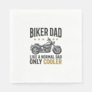 Biker-Vater Vintage-Motorrad-Zitat T-Shirt_1 Serviette