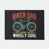 Biker-Vater wie ein normaler Vater, aber wheely co Fußmatte (Vorderseite)