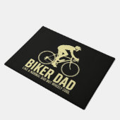 Biker-Vater wie ein normaler Vater Fußmatte (Schrägansicht)