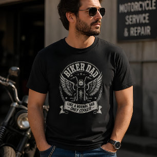 Biker-Vater wie ein normaler Vater, nur cooler Mot T-Shirt