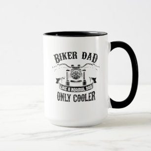 Biker-Vater wie ein normaler Vater nur Cooler Tasse