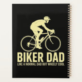 Biker-Vater wie ein normaler Vater Planer (Rückseite)