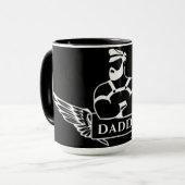 Biker-Vati Tasse (Vorderseite Links)
