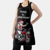 Biker-Weihnachtsmann Schürze (InSitu)
