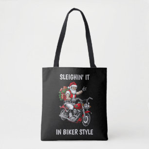 Biker Weihnachtsmann Tasche