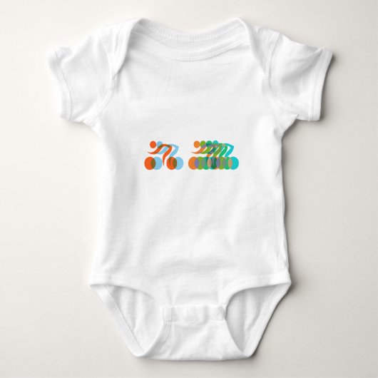 Bikerfreak Baby Strampler (Vorderseite)