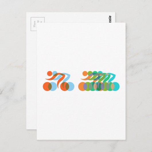 Bikerfreak Postkarte (Vorne/Hinten)