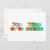 Bikerfreak Postkarte (Vorne/Hinten)