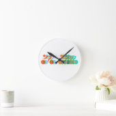 Bikerfreak Runde Wanduhr (Zuhause)