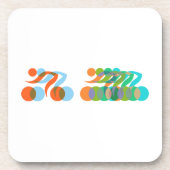 Bikerfreak Untersetzer (Vorderseite)