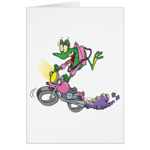 Bikerfrosch, Froschfrosch, tierischer Cartoon