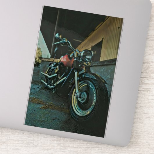 Bikergeschenke Aufkleber (Detail)